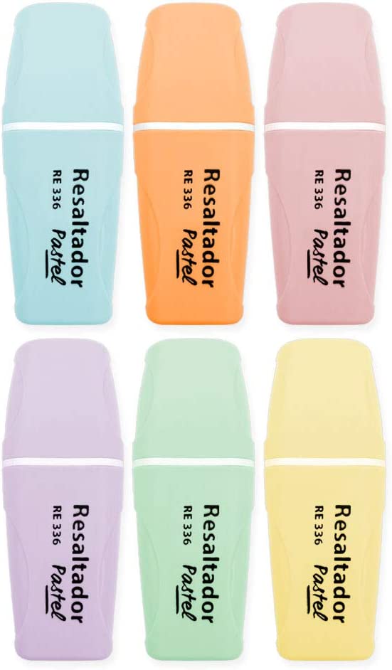 Marcatextos Pastel Sabonis (6 Piezas)